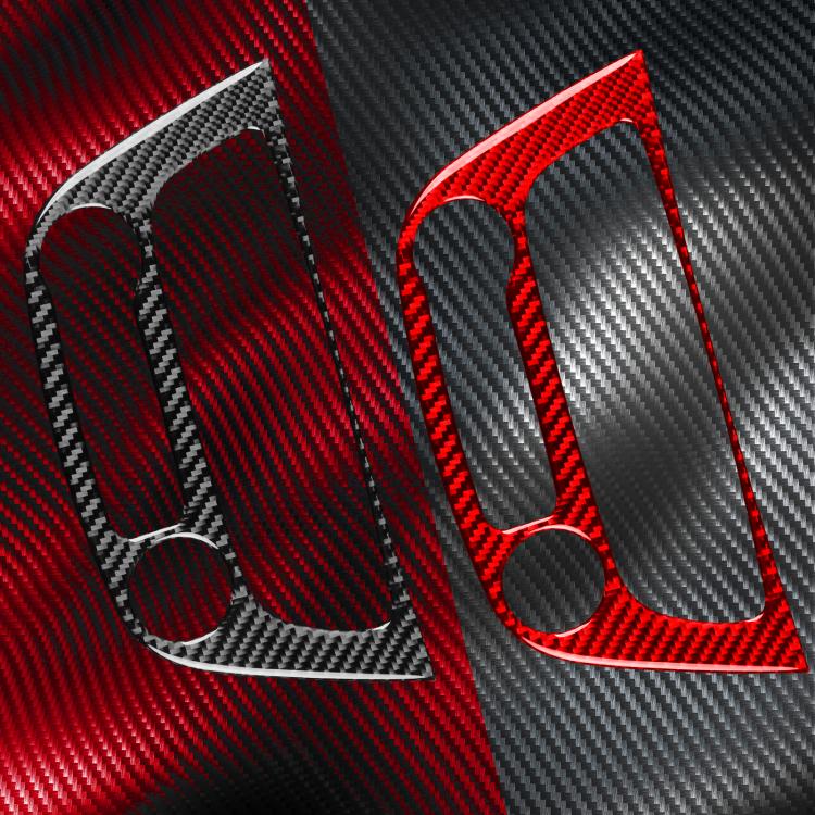 Carbon Fiber Car Air Conditioner Panel B Decorative Sticker for Renault Fluence 2009-2017 / Megane 2008-2016, Left and Right Driver