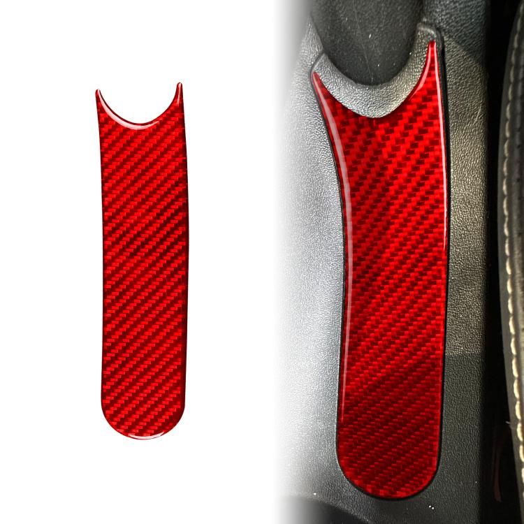 Carbon Fiber Car Handbrake Panel Decorative Sticker for SEAT Leon 2005-2012, Left and Right Driver