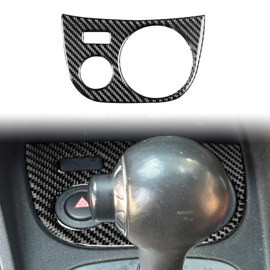 Carbon Fiber Car Water Cup Panel Decorative Sticker for SEAT Leon 2005-2012