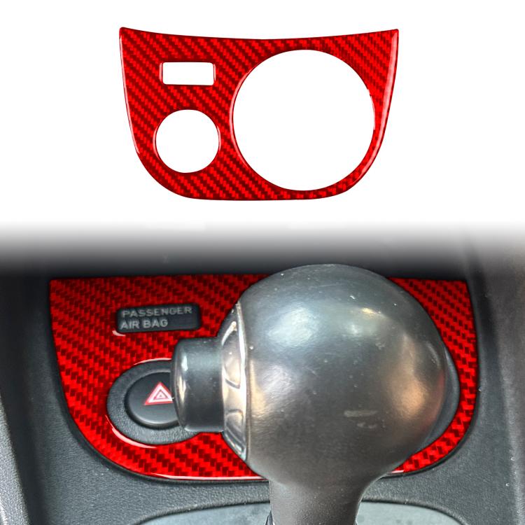 Carbon Fiber Car Water Cup Panel Decorative Sticker for SEAT Leon 2005-2012