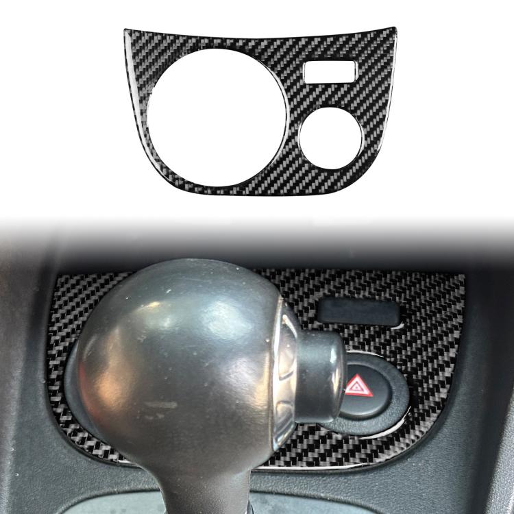 Carbon Fiber Car Water Cup Panel Decorative Sticker for SEAT Leon 2005-2012