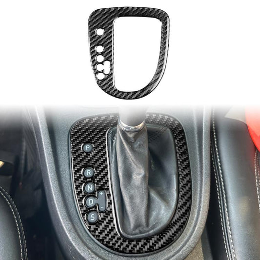 Carbon Fiber Car Gear Position Panel Decorative Sticker for SEAT Leon 2005-2012