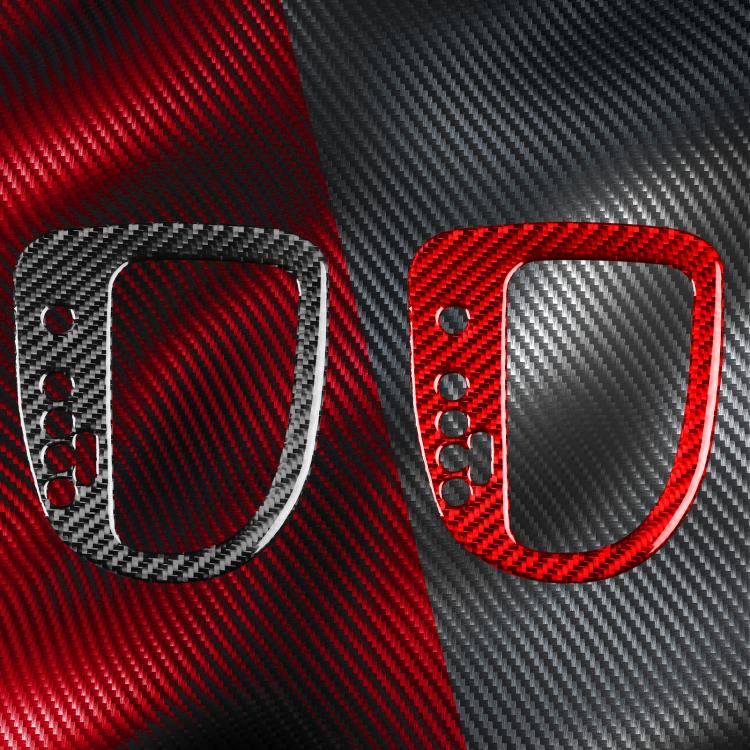 Carbon Fiber Car Gear Position Panel Decorative Sticker for SEAT Leon 2005-2012
