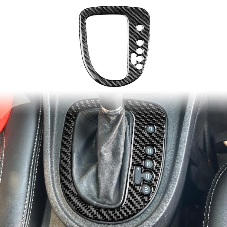 Carbon Fiber Car Gear Position Panel Decorative Sticker for SEAT Leon 2005-2012