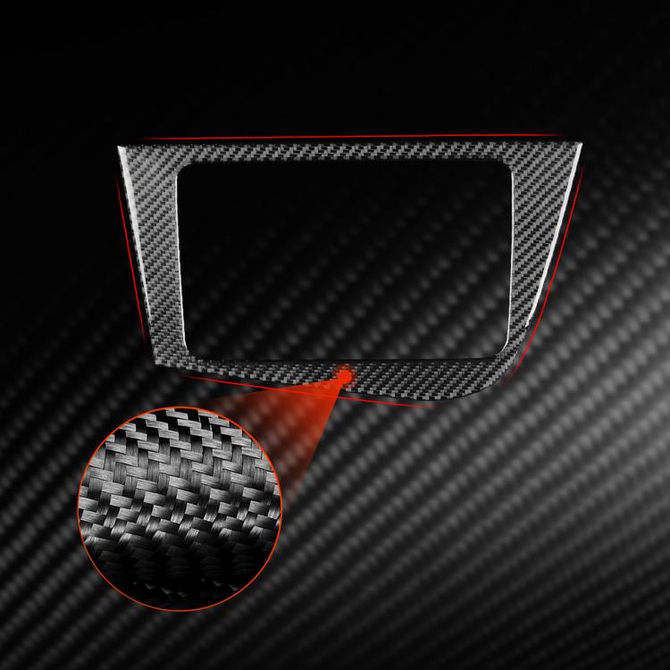 Carbon Fiber Car Center Console Panel Decorative Sticker for SEAT Leon 2005-2012