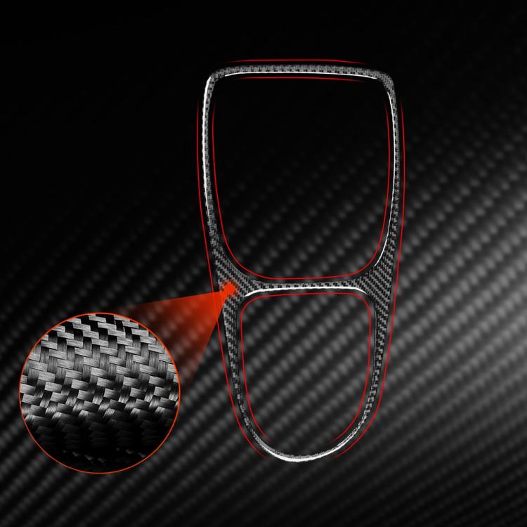 Carbon Fiber Car Gear Shift Frame Decorative Sticker for SEAT Leon 2005-2012, Left and Right Driver