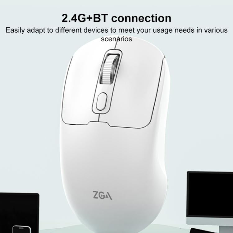 ZGA Sky Drill Dual Modes 2.4G BT5.0 Wireless Mouse