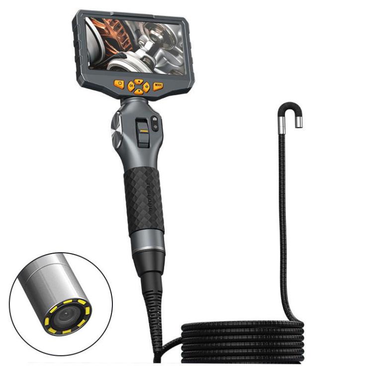 TESLONG TD500 5 Inch HD Large Screen Dual Steering Endoscope 1.55m Length
