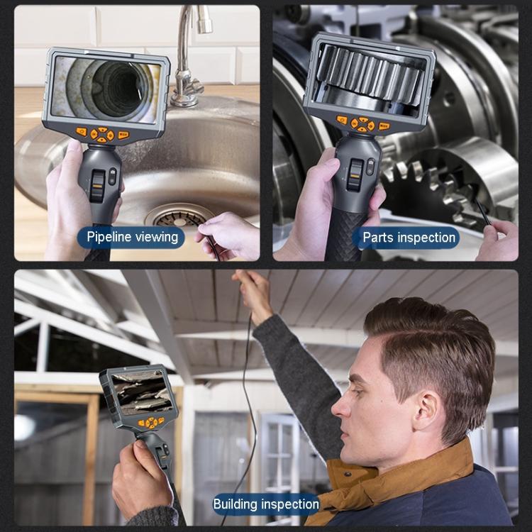 TESLONG TD500 5 Inch HD Large Screen Dual Steering Endoscope 1.55m Length