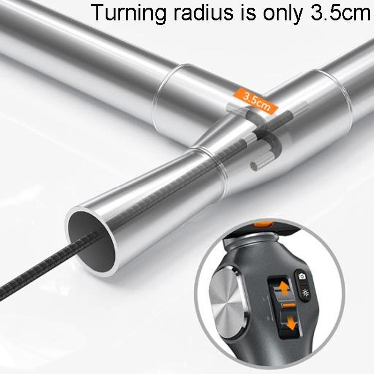 TESLONG TD500 5 Inch HD Large Screen Dual Steering Endoscope 1.55m Length