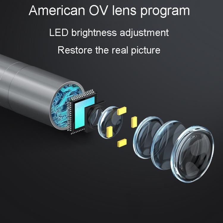 TESLONG TD500 5 Inch HD Large Screen Dual Steering Endoscope 1.55m Length