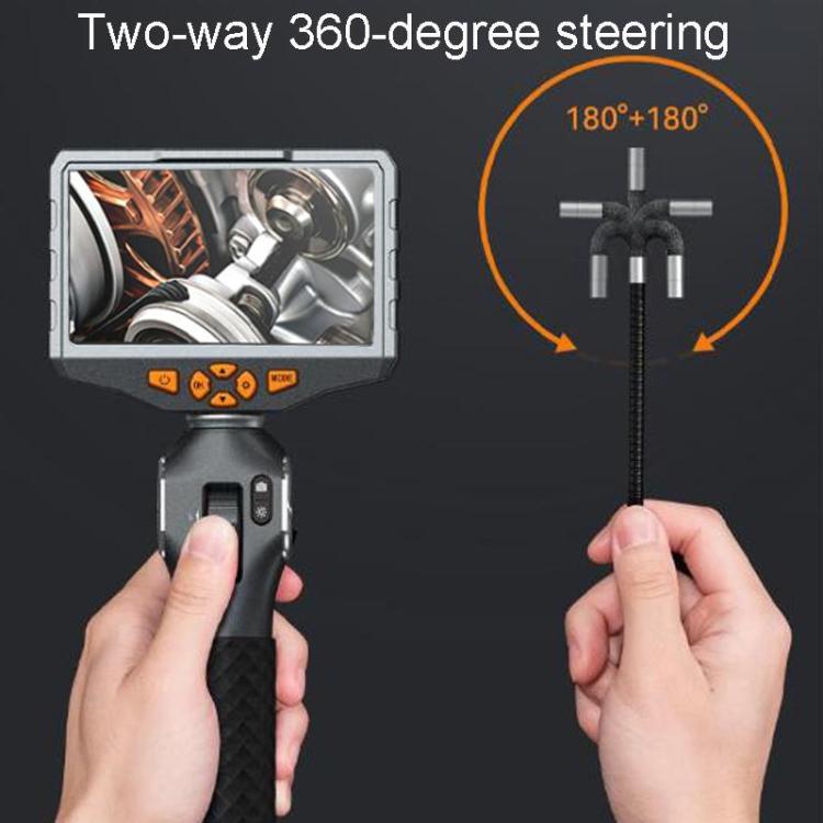 TESLONG TD500 5 Inch HD Large Screen Dual Steering Endoscope 1.55m Length