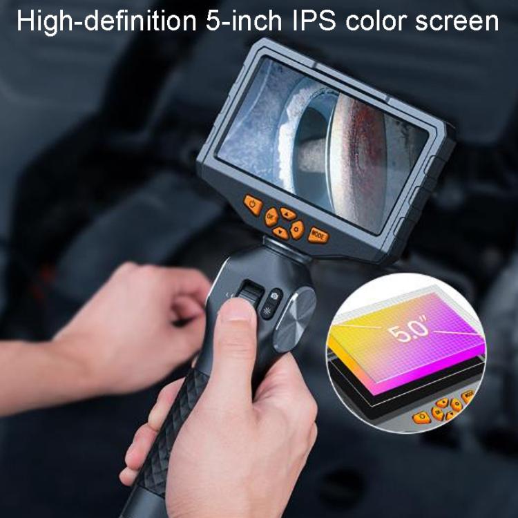 TESLONG TD500 5 Inch HD Large Screen Dual Steering Endoscope 1.55m Length