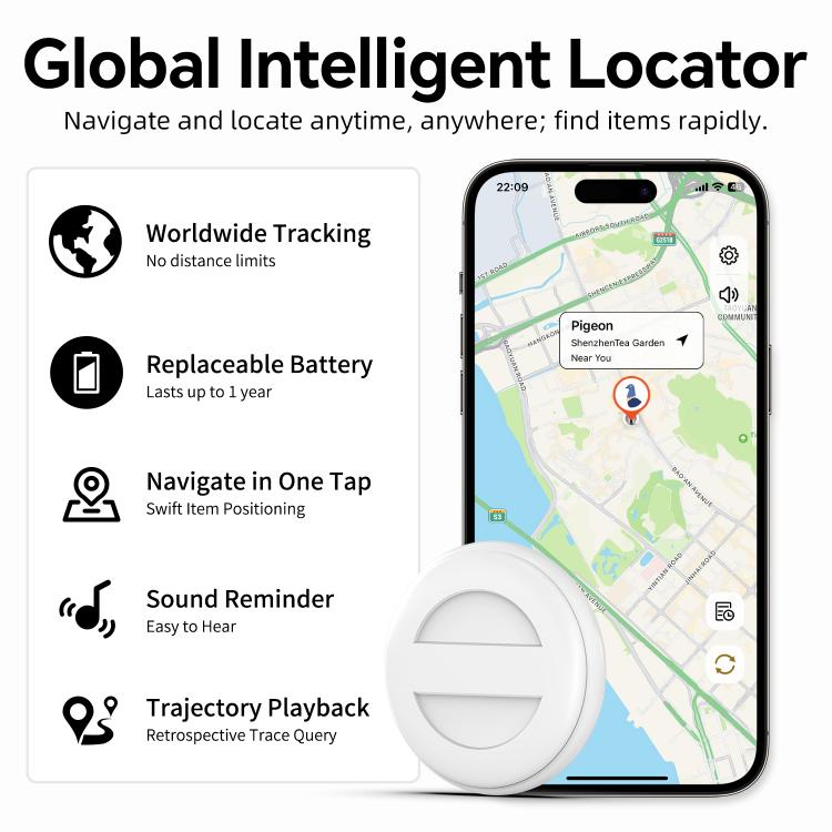 M10 Mini GPS Location Tracker Anti-lost Device with Keychain