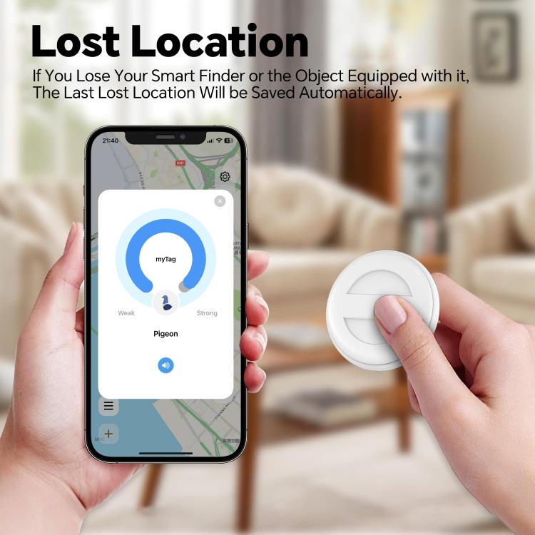 M10 Mini GPS Location Tracker Anti-lost Device with Keychain