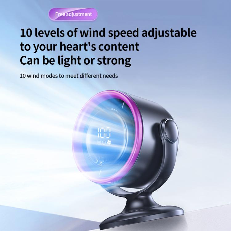 LS01 Bladeless Digital Display Desktop Circulation Fan