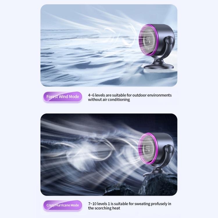 LS01 Bladeless Digital Display Desktop Circulation Fan