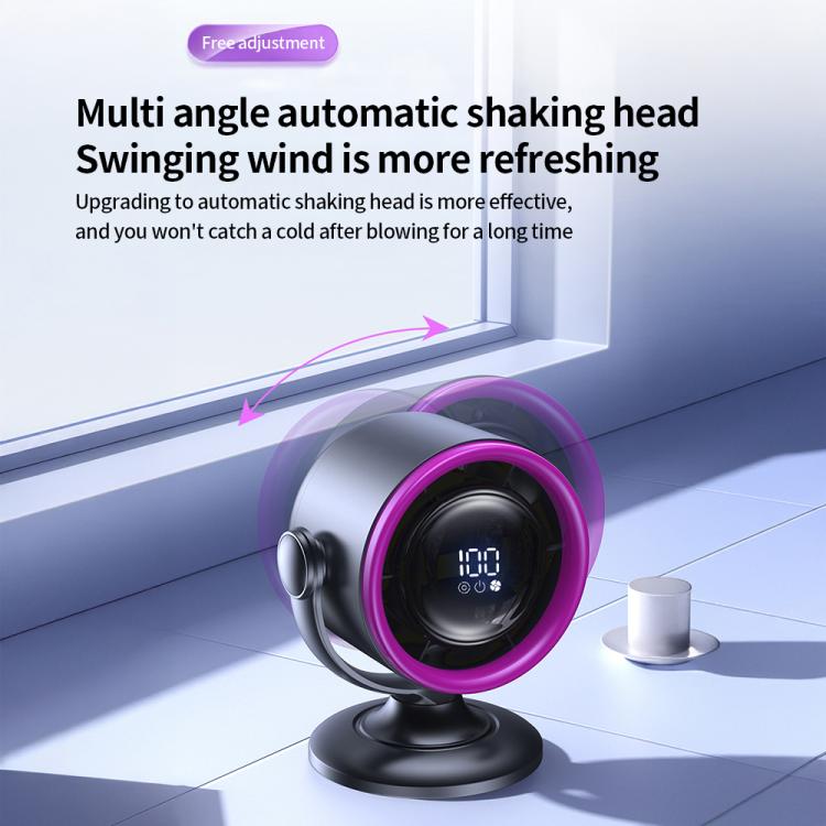 LS01 Bladeless Digital Display Desktop Circulation Fan