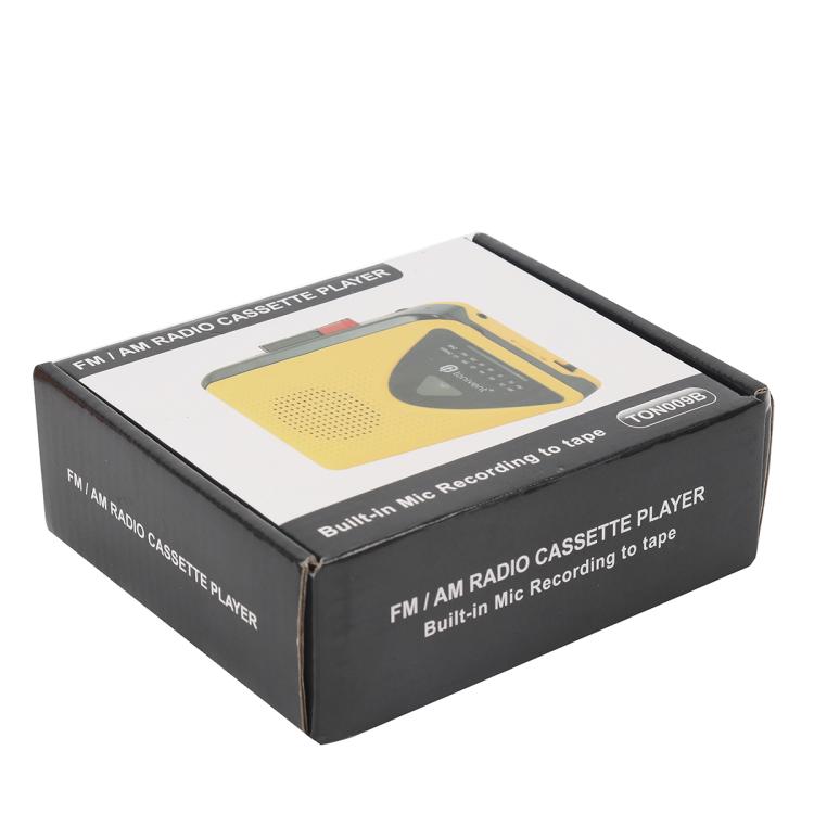 Tonivent TON009B Portable Tape Recorder Cassette Player Support FM / AM Radio