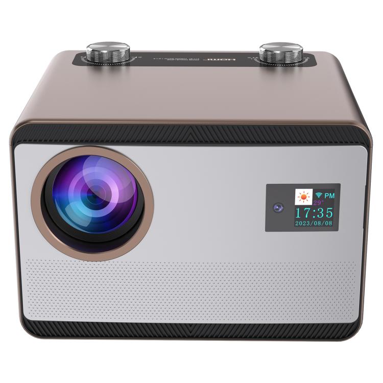 Cheerlux C58A1 Android Version 1920x1080P 650ANSI Smart Projector, with Front Display