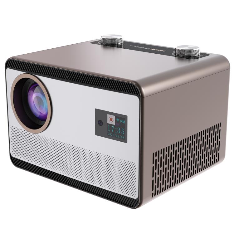 Cheerlux C58A1 Whale OS Version 1920x1080P 650ANSI Smart Projector, with Front Display