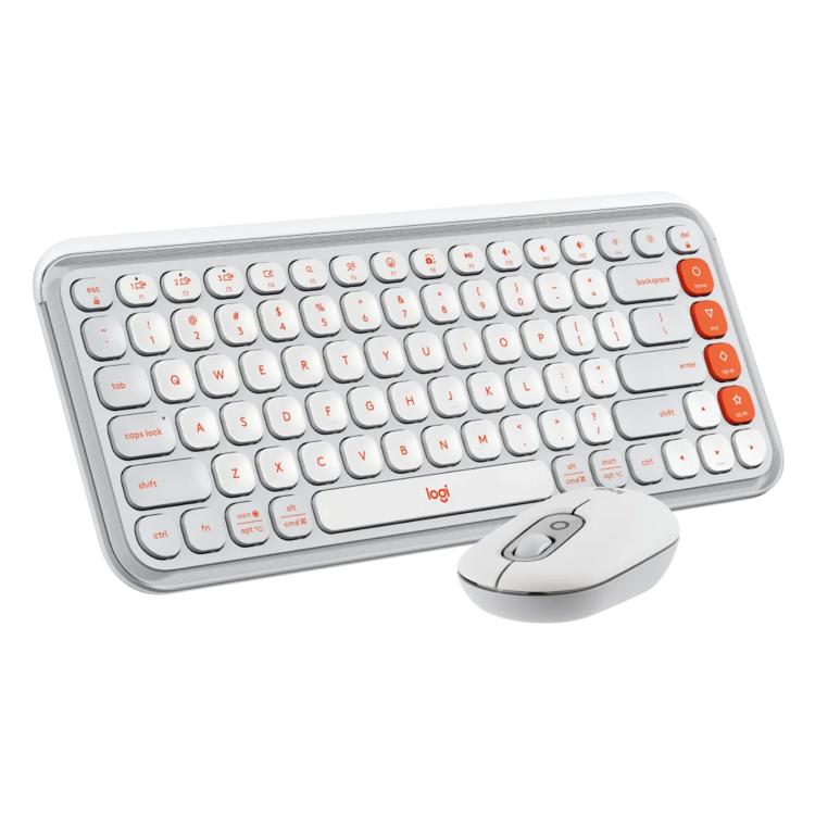 Logitech POP ICON COMBO Wireless Bluetooth Keyboard and Mouse Set