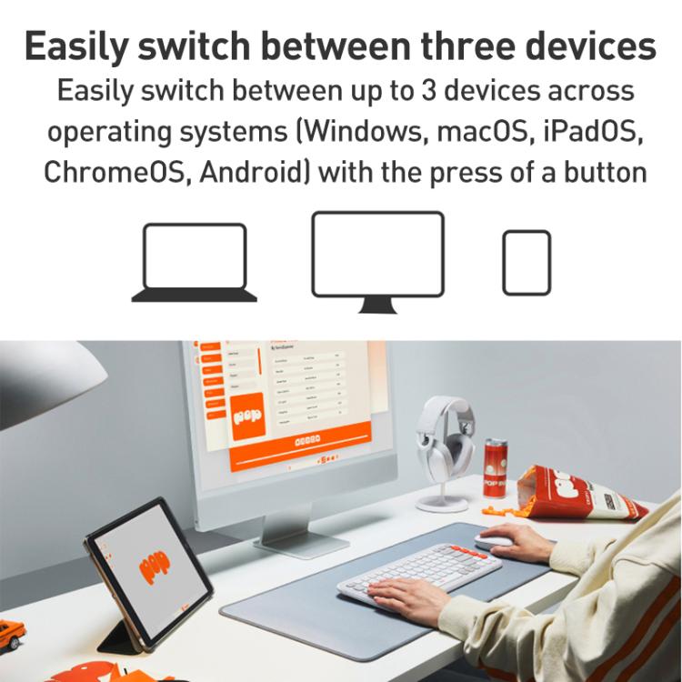 Logitech POP ICON KEYS Wireless Bluetooth Keyboard
