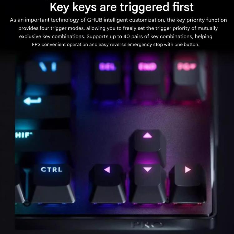 Logitech G PRO X TKL RAPID Magnetic Switches Wireless Gaming Keyboard