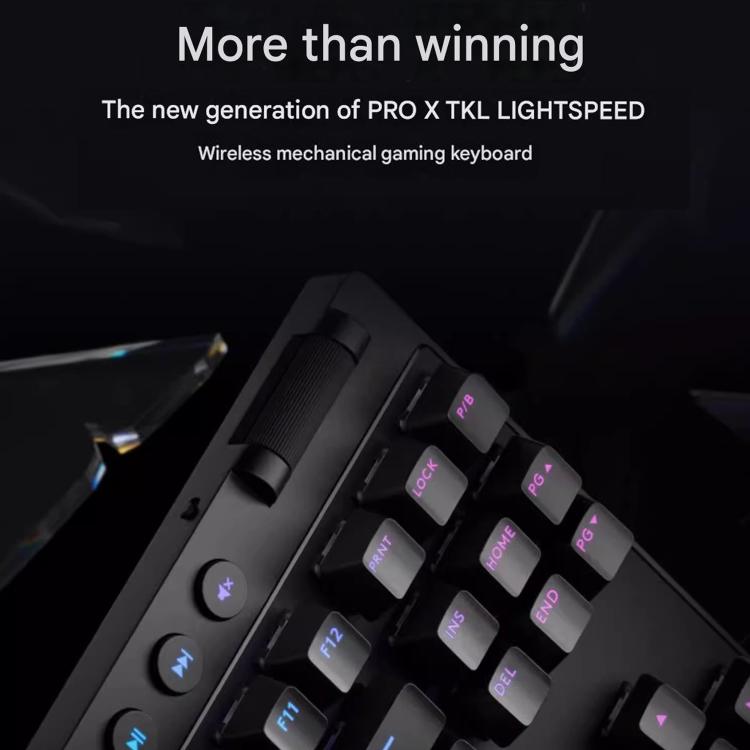 Logitech G PRO X TKL Wireless Gaming Keyboard, GX-T Mechanical Switches