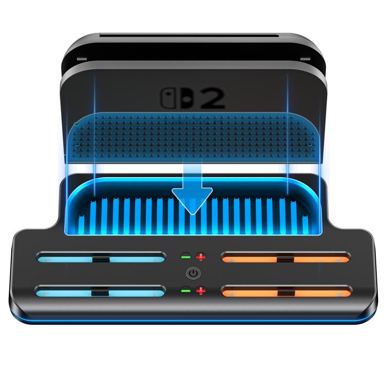 OIVO VG-SW205 Gaming Console Storage Magnetic Charging Stand with RGB Lights