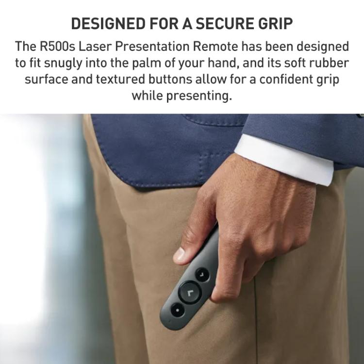 Logitech R500s Laser Wireless Smart Presentation Remote Controller