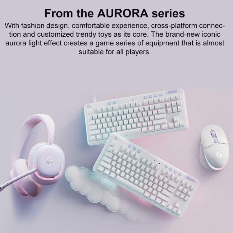 Logitech G715 Dual-Mode 87-Key RGB Wireless Bluetooth Mechanical Keyboard, Red Shaft