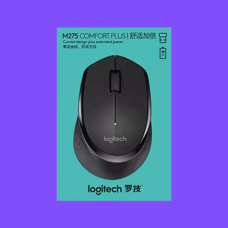 Logitech M275 1000dpi 2.4GHz Wireless Mouse with USB