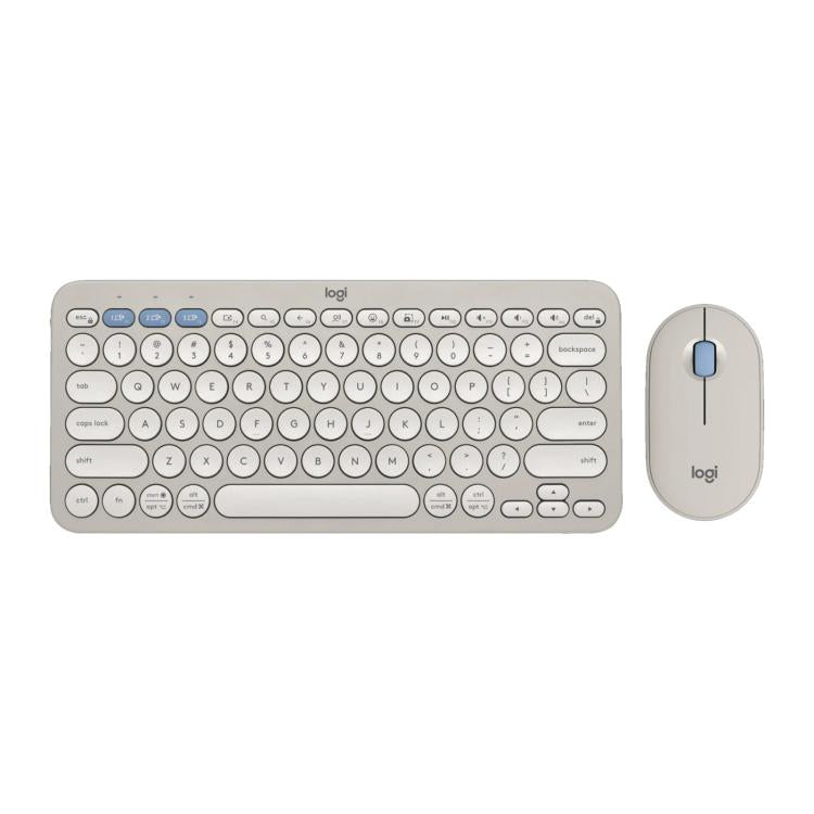 罗技 PEBBLE 2 COMBO Thin and Light Wireless Slim Bluetooth Keyboard and Mouse Set
