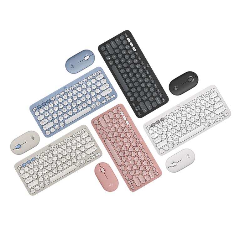 罗技 PEBBLE 2 COMBO Thin and Light Wireless Slim Bluetooth Keyboard and Mouse Set
