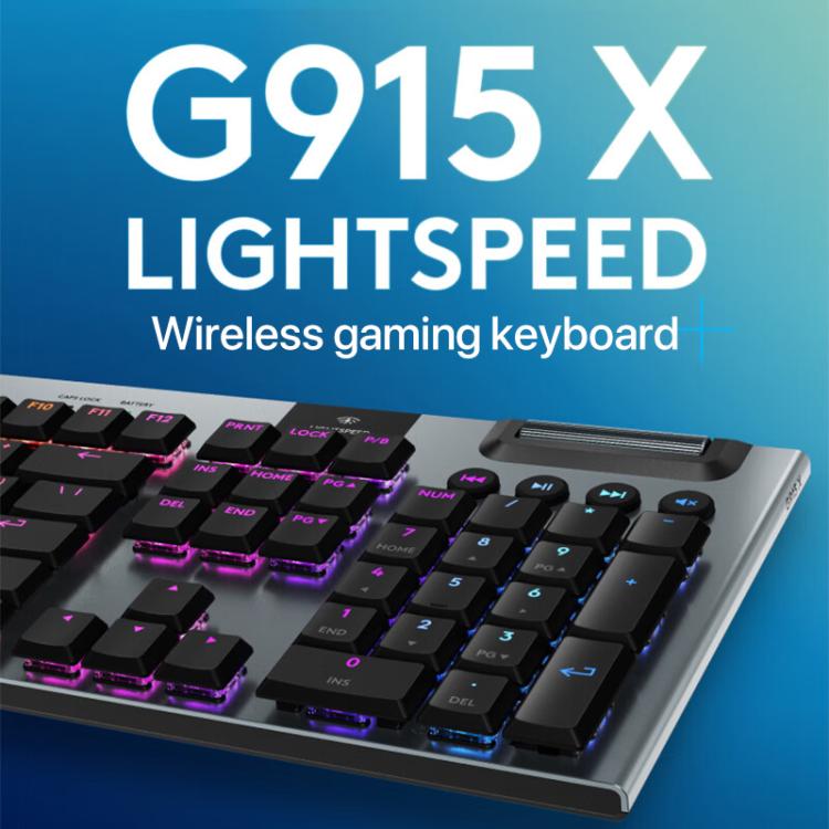 Logitech G915 X LIGHTSPEED Wireless Low Profile Gaming Keyboard