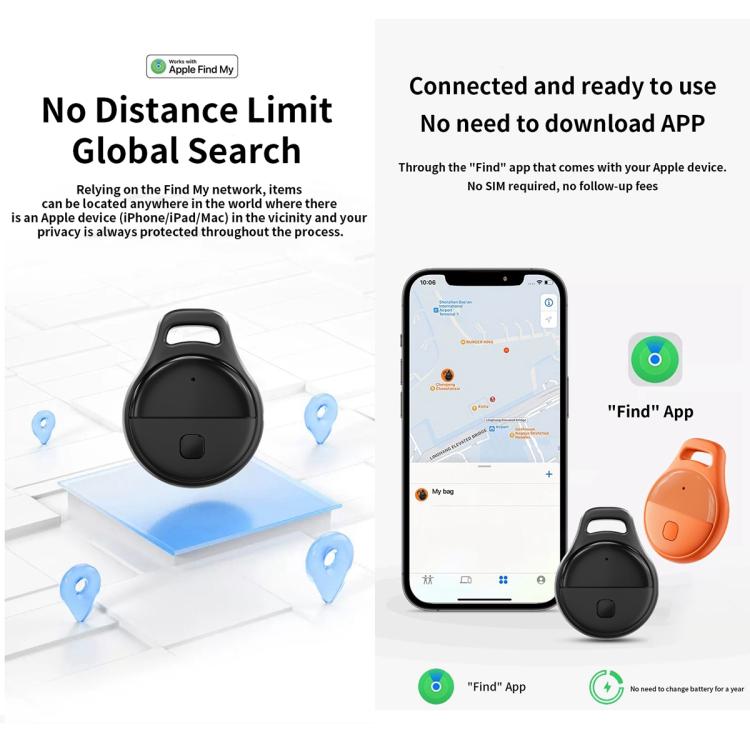 JHX05 iOS Mini GPS Global Smart Location Tracker Anti-lost Device