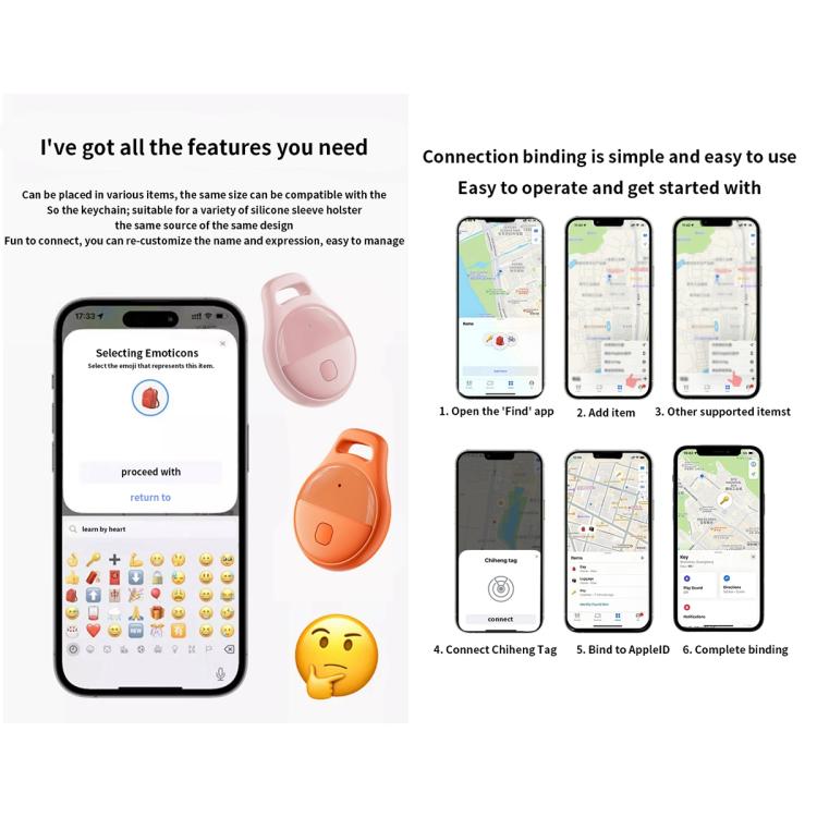 JHX05 iOS Mini GPS Global Smart Location Tracker Anti-lost Device