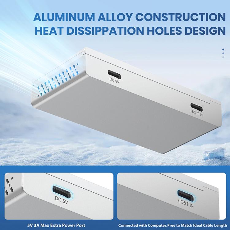 HST-4A-U3 4 in 1 USB 3.0 Detachable Magnetic Docking Station