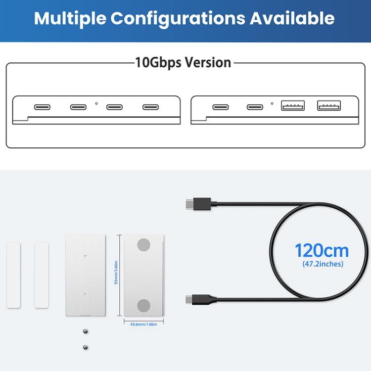 HST-4A-U3 4 in 1 USB 3.0 Detachable Magnetic Docking Station