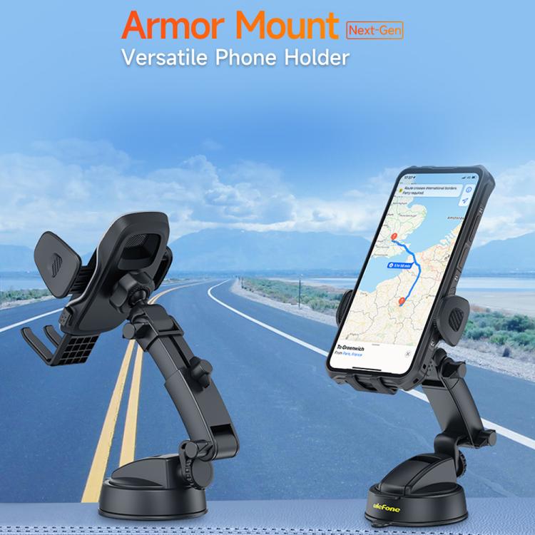 Ulefone UAN15 Armor Mount Car / Desk Phone Holder, Standard Model