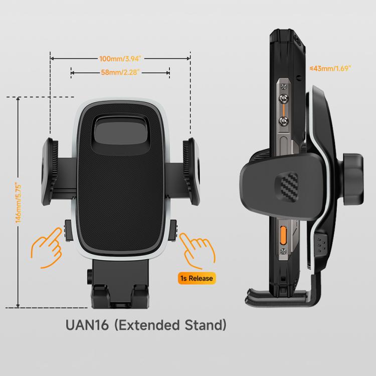Ulefone UAN16 Armor Mount Car / Desk Phone Holder, Enhanced Model