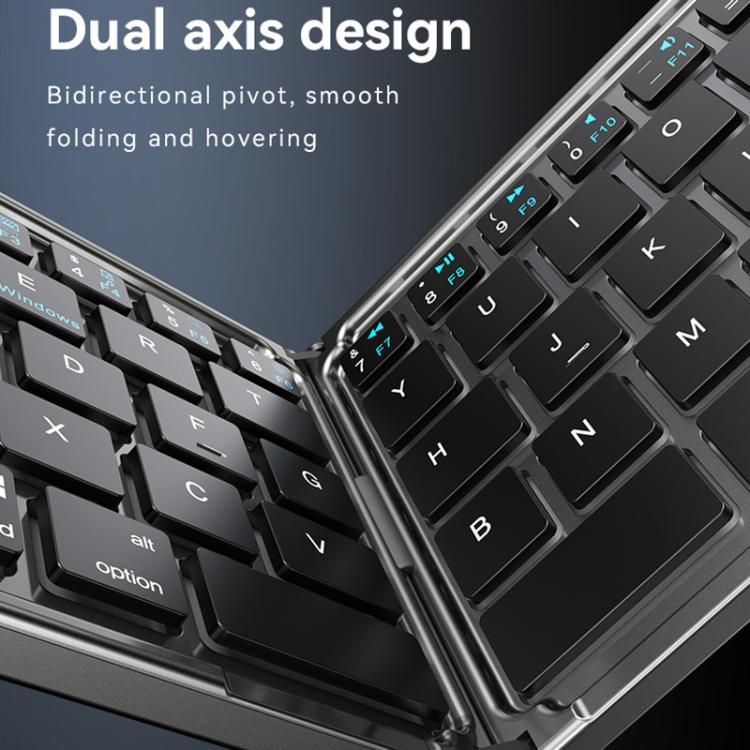 Yesido KB27 Ultra Slim Mini Two-Fold Portable Bluetooth Keyboard