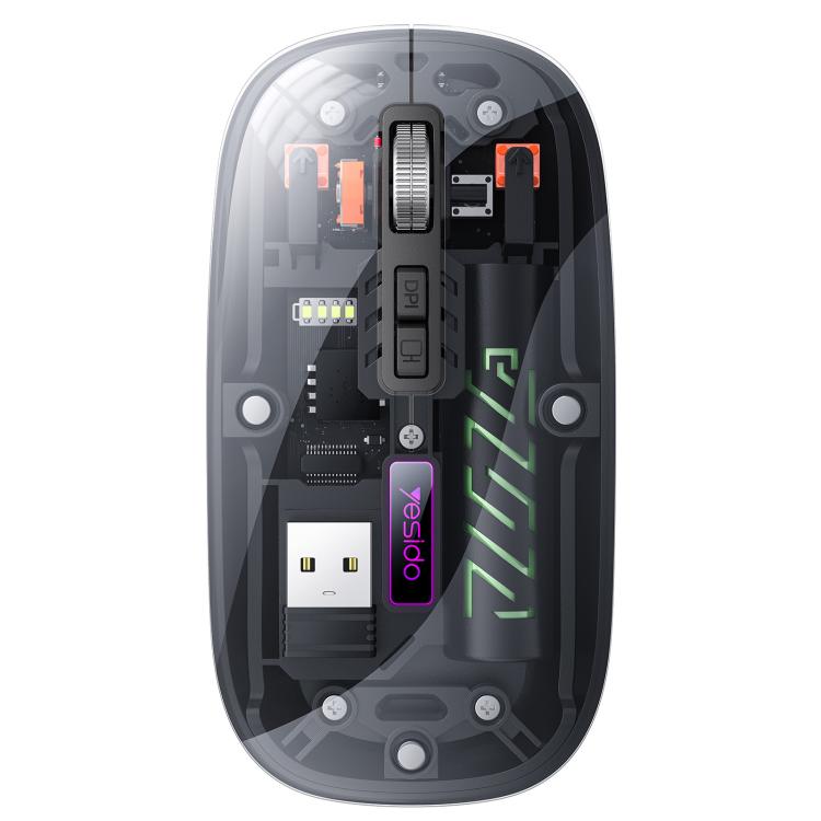 Yesido KB29 Transparent Bluetooth Dual Mode Wireless Mouse