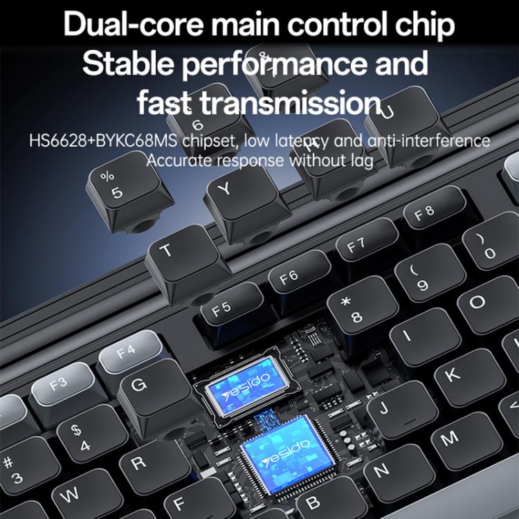 Yesido KB43 2.4G Wireless Keyboard Mouse Set