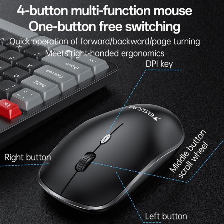 Yesido KB43 2.4G Wireless Keyboard Mouse Set