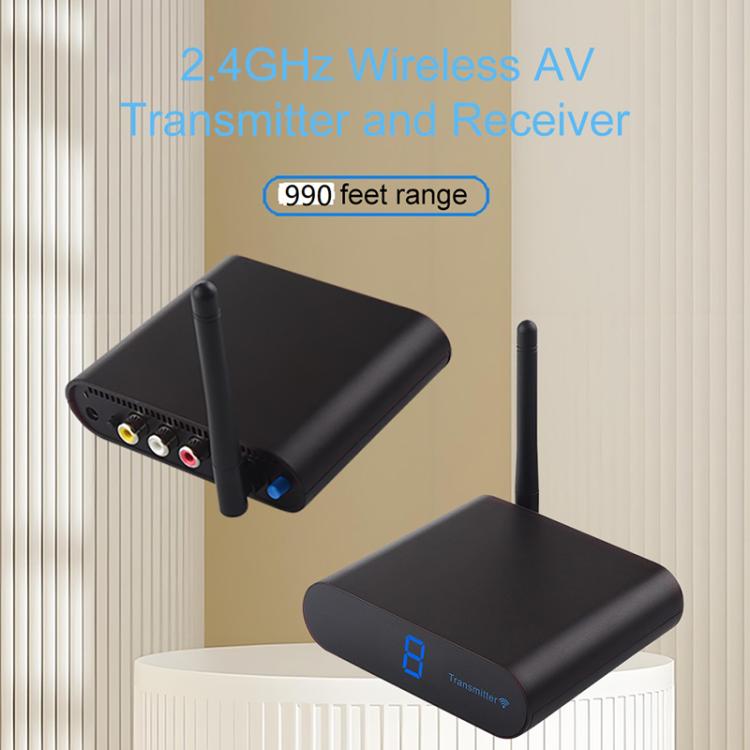 Measy AV230 2.4GHz Wireless Audio / VideoTransmitter & Receiver 1TX to 2RX