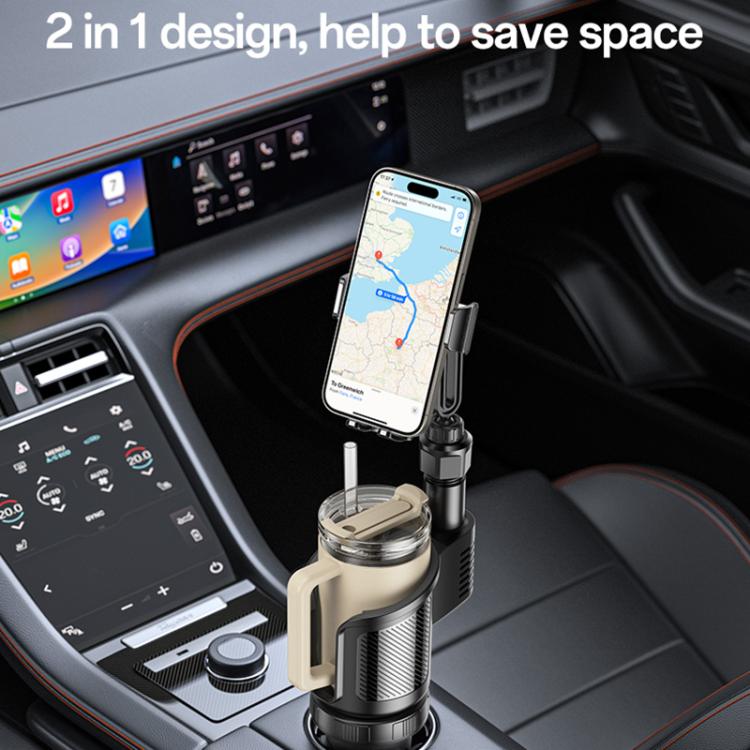 Yesido C273 2 in 1 Car Water Cup Phone Holder