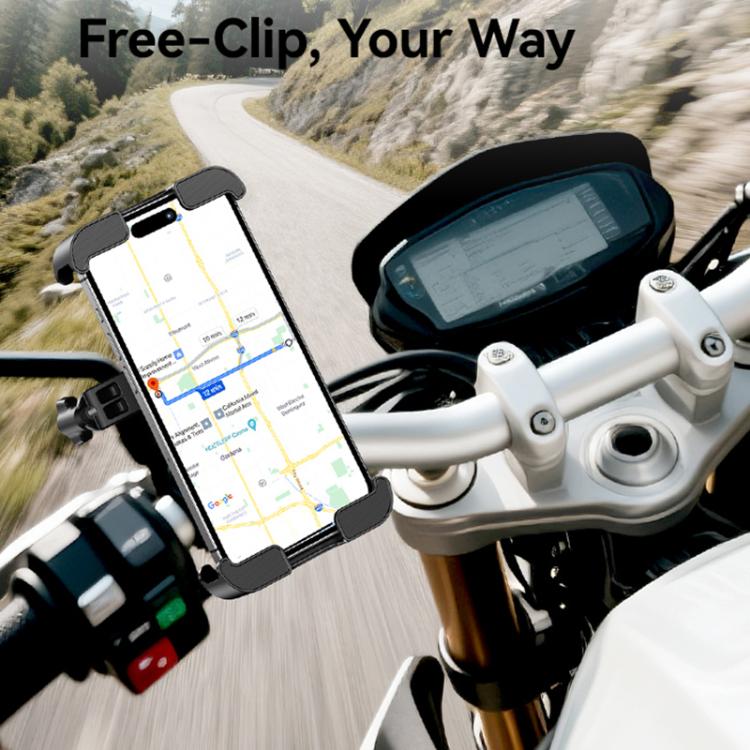 USAMS ZJ082 360-degree Universal Ball Motocycle Cycling Phone Holder