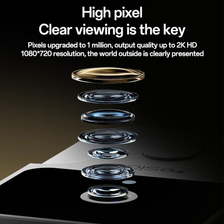 Yesido KM27 4.3 inch TFT Screen 2.4G Wireless Video Intercom Doorbell, Plug: UK Plug